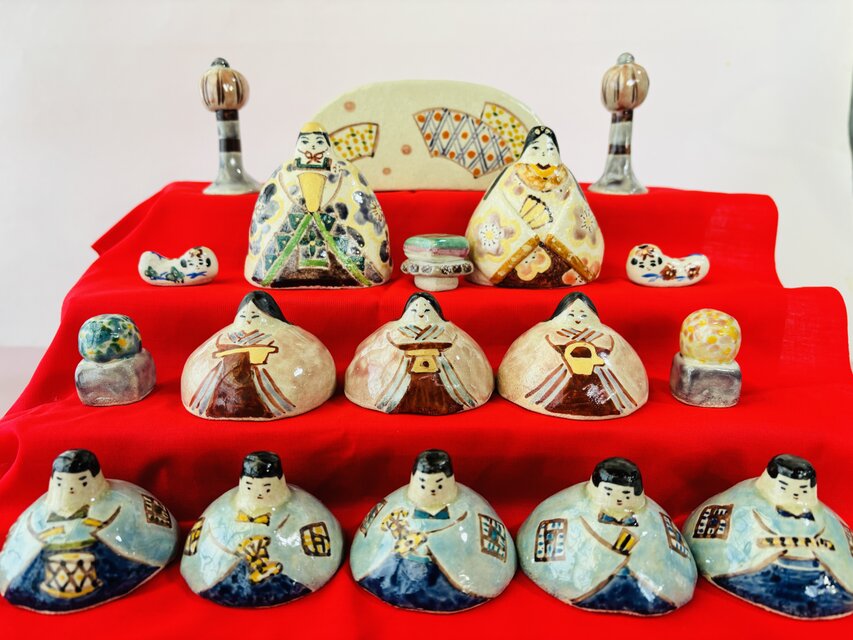 雛祭りセット 雛人形「雛道具 高坏三宝 ミニ（ナチュラル）」｜雛人形の通販 ふらここ