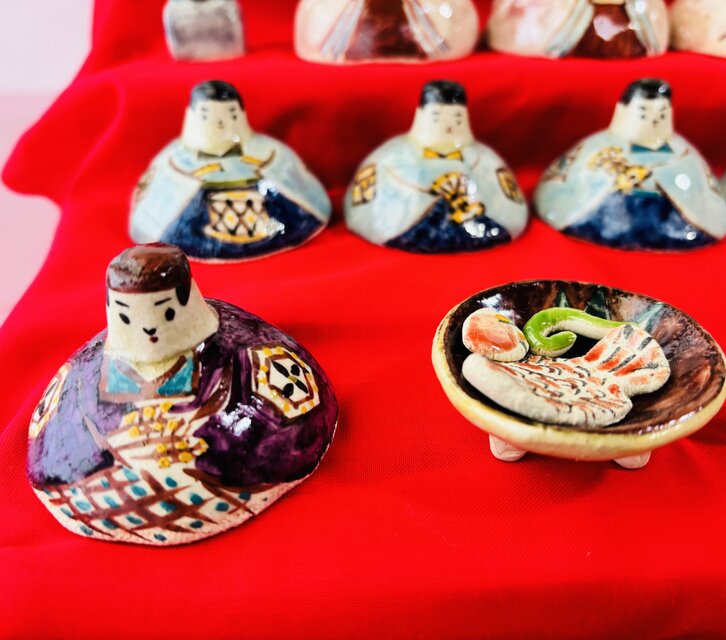 陶雛 陶雛15人飾りセット | iichi 日々の暮らしを心地よくするハンドメイド