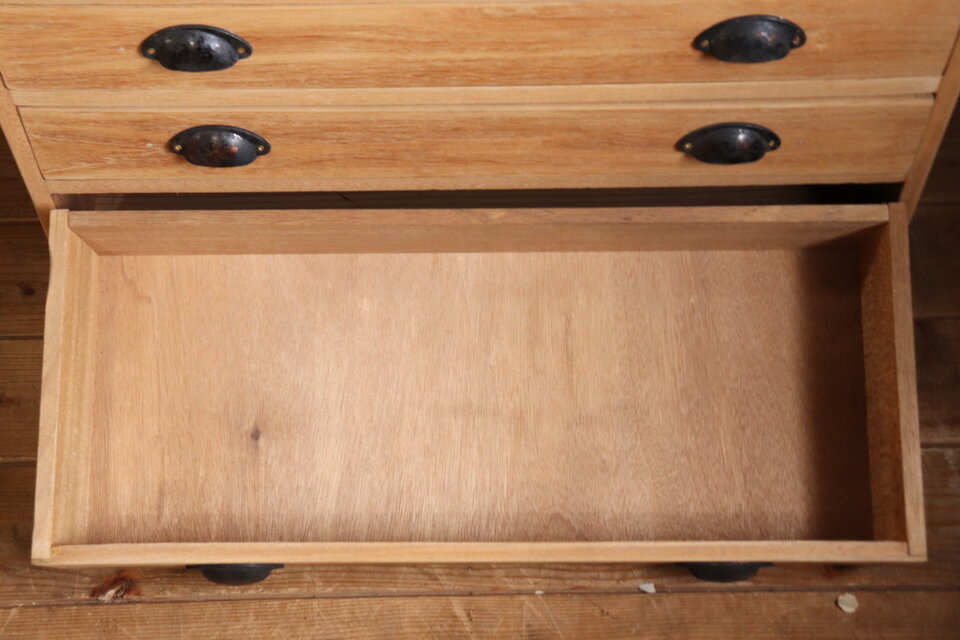 №118 木製チェスト タンス アンティーク家具 古道具 インテリア 小