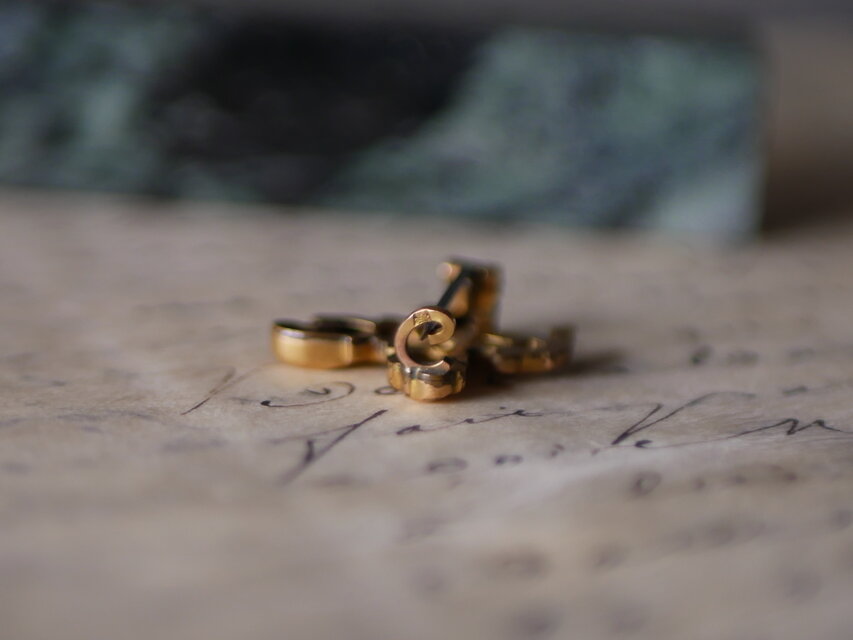 FIX 葉っぱモチーフ フランスアンティーク アンティークブローチ