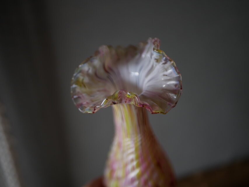 クリシー 花瓶 フラワーベース ピンクベース フランスヴィンテージ