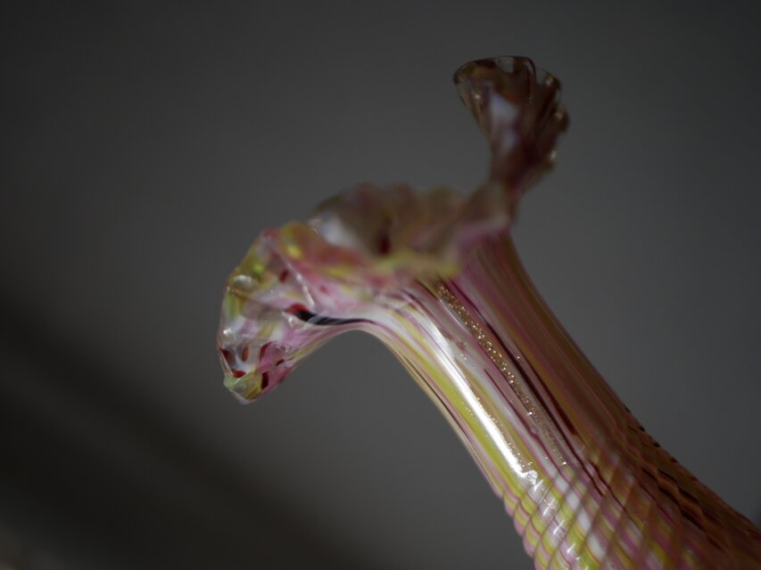 クリシー 花瓶 フラワーベース ピンクベース フランスヴィンテージ