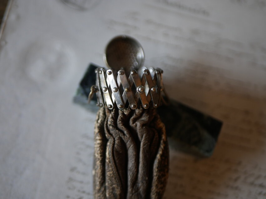 レザーのコインパース コインケース ポルトモネ フランスアンティーク