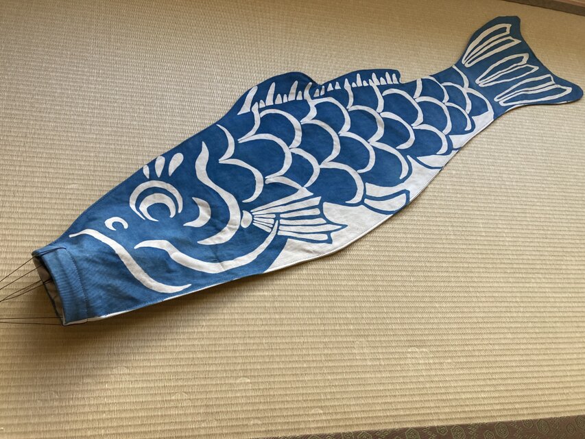 藍染め鯉のぼり 3体セット 端午の節句 名入れあり | iichi 日々の