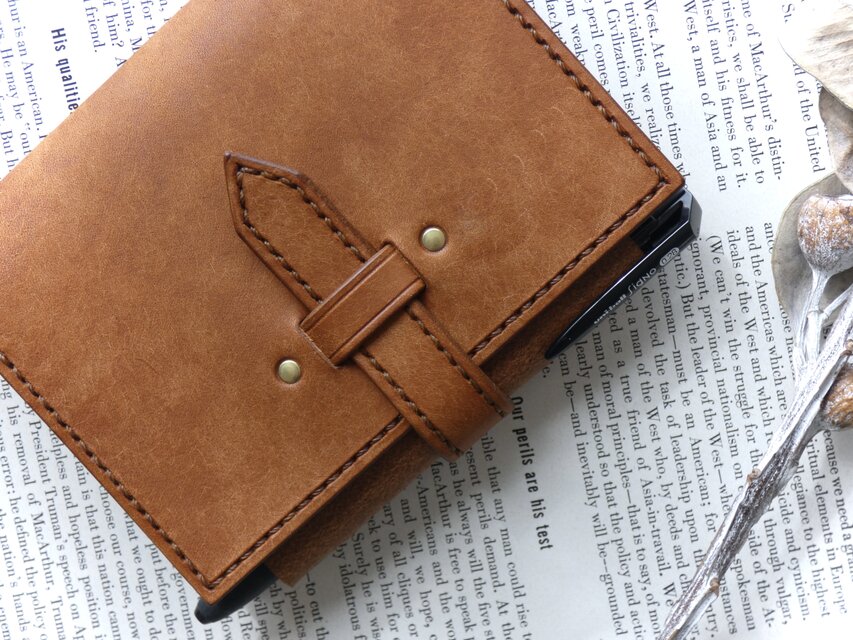 トラベラーズノートカバー／パスポートサイズ（2~3冊用）／革