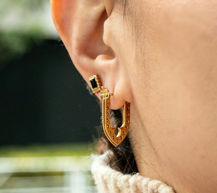 Rivet U Arch /馬蹄ピアス《送料無料》/両耳用 | iichi 日々の暮らしを