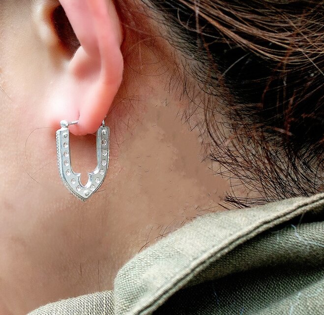 Rivet U Arch /馬蹄ピアス/両耳用 | iichi 日々の暮らしを心地よくする