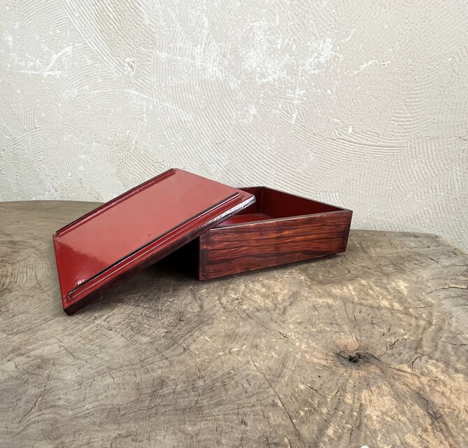 漆塗り 重箱 木箱 お道具箱 文箱 yk299 | iichi 日々の暮らしを