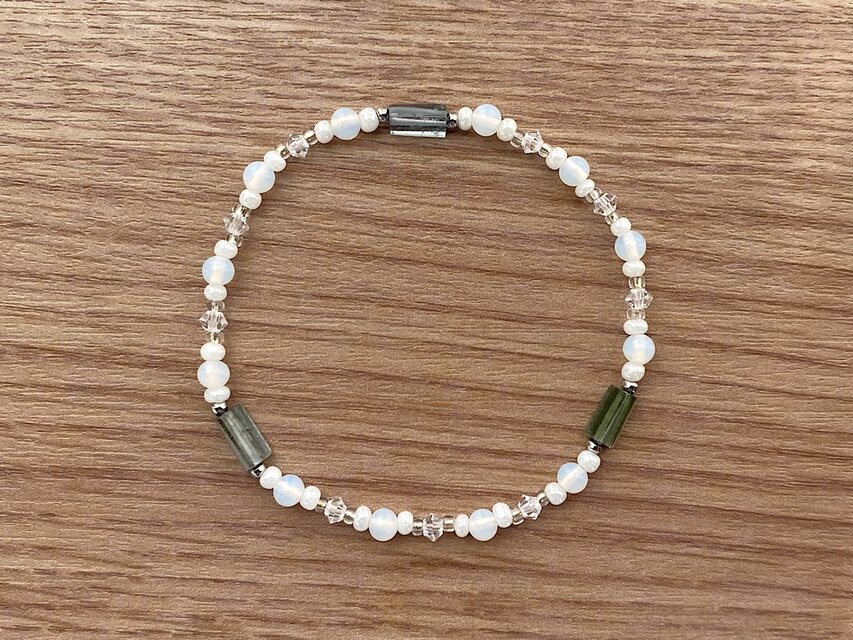 ブルーグリーン トルマリン ブレスレット | iichi 日々の暮らしを