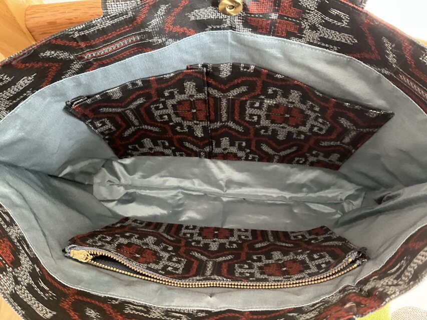 大島紬トートバッグ | iichi 日々の暮らしを心地よくするハンドメイド