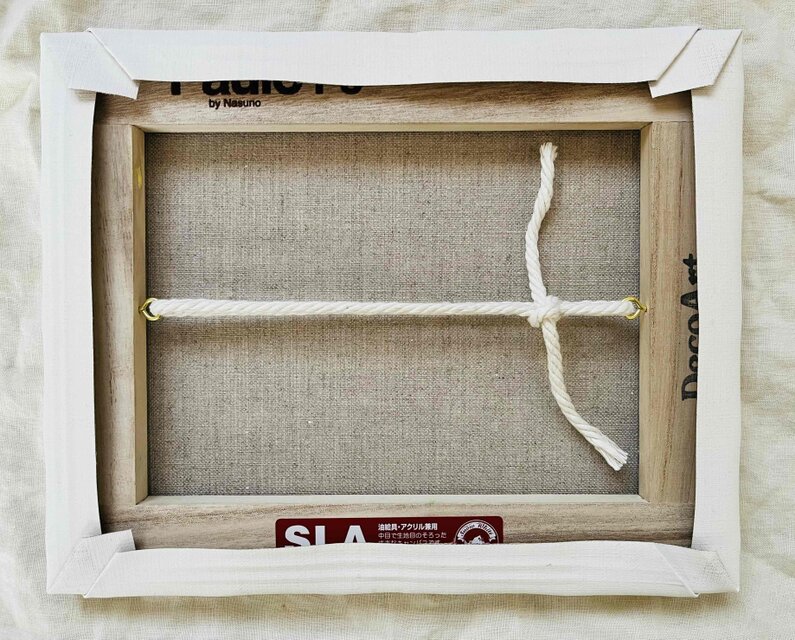 油彩画 原画「近所の風景 堤防 20262」アート 絵画 22×27㎝ F3