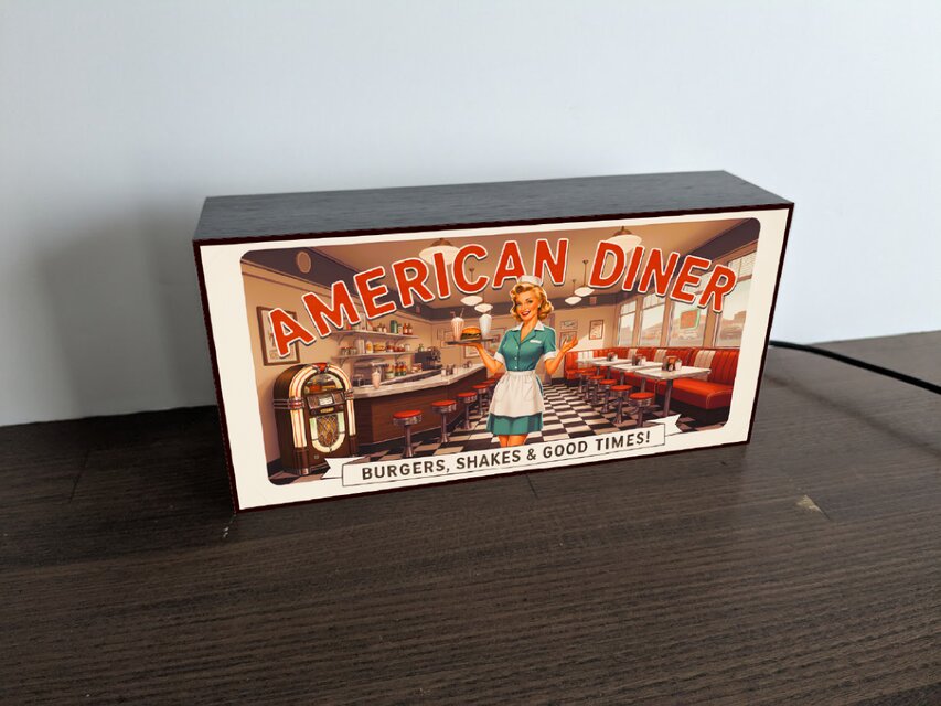 オーダー無料 Lサイズ】アメリカンダイナー レストラン 飲食店 店舗