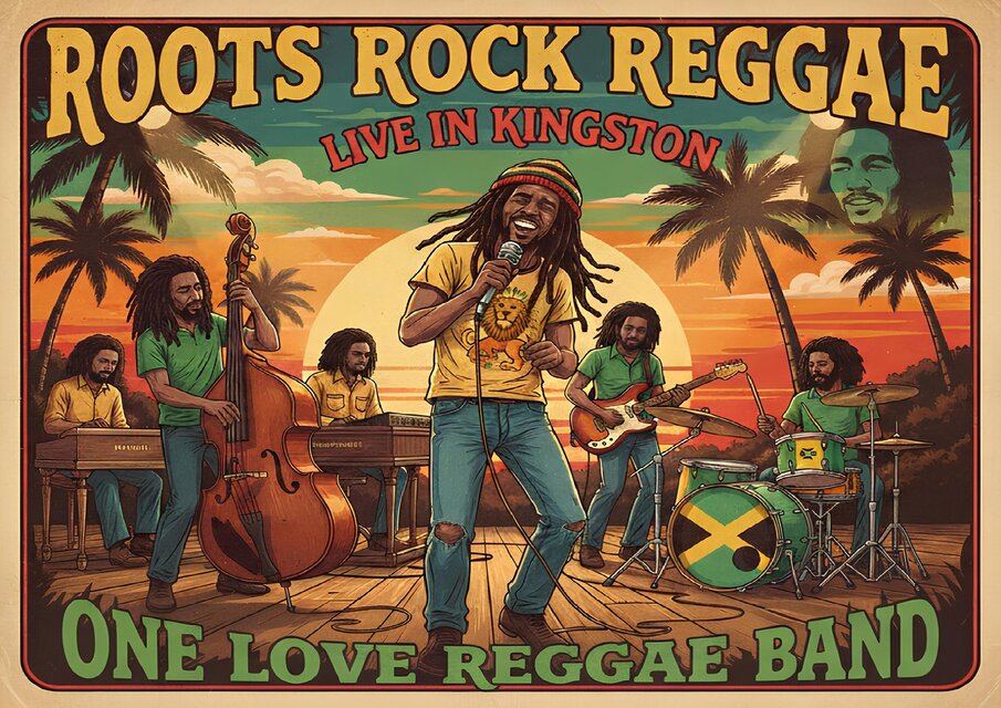 ROOTS ROCK REGGAE】レゲエ ジャマイカ 音楽 DJ バンド インテリア
