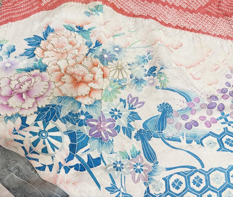 シルクストール 着物ショール ショール ストール 025 | iichi 日々の