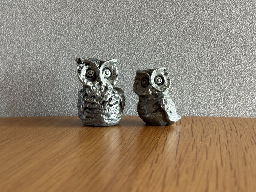 国産の古いフクロウの置物 | iichi 日々の暮らしを心地よくする