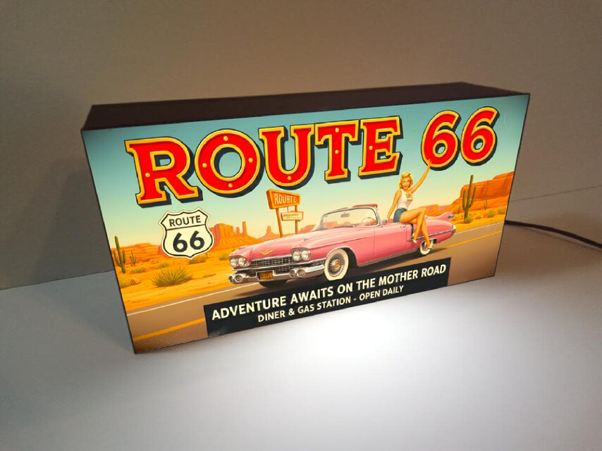 オーダー無料 Lサイズ】アメリカン ルート66 ガレージ アメ車 店舗