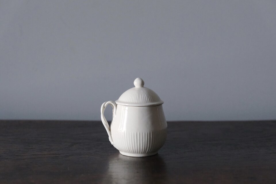 イタリア クリームポット 捻り手 ヴィンテージ アンティーク 0502499