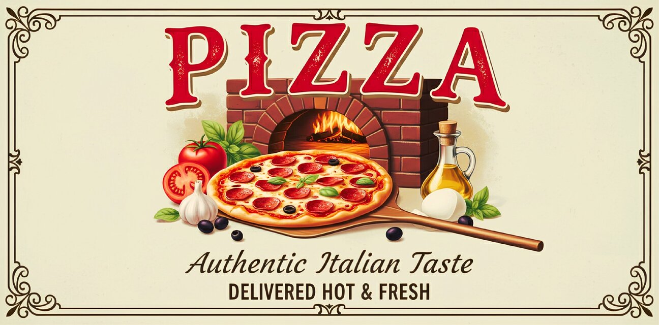 オーダー無料】ピザ イタリア料理 イタリアン パスタ 店舗 自宅 壁掛け