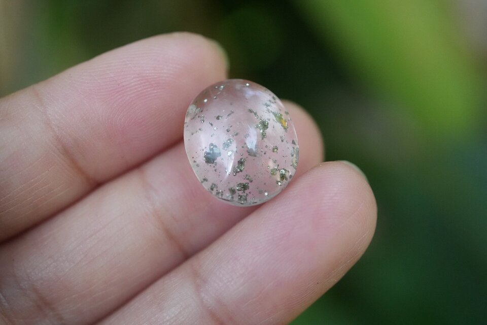 銀のキラキラ☆パイライトインクォーツ s1507 | iichi 日々の暮らしを