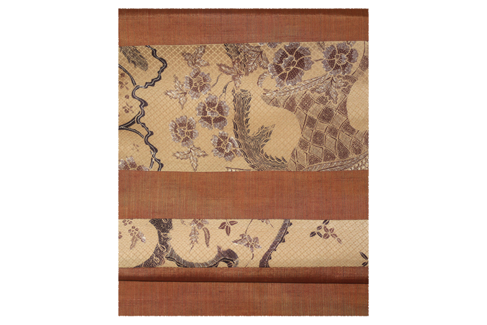 一点もの】至高の芸術 シルクジャワ更紗 正絹創作なごや帯 | iichi