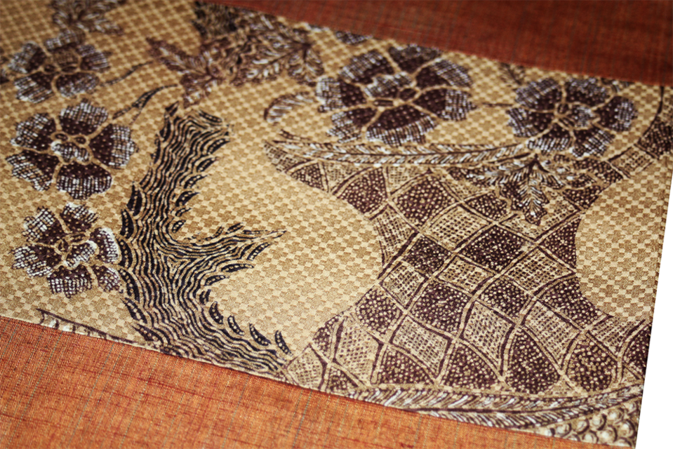 一点もの】至高の芸術 シルクジャワ更紗 正絹創作なごや帯 | iichi