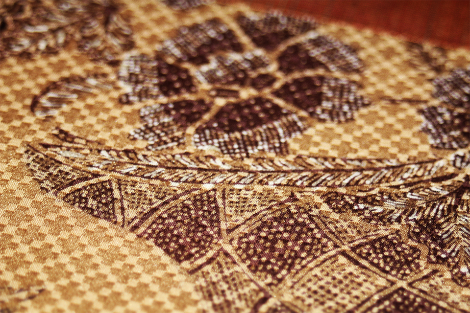 一点もの】至高の芸術 シルクジャワ更紗 正絹創作なごや帯 | iichi