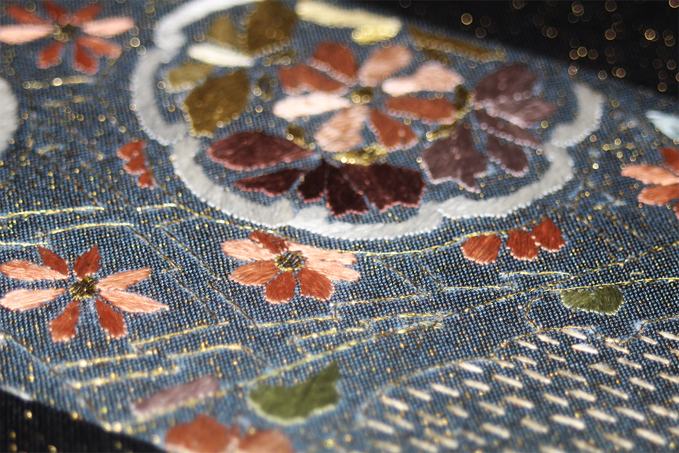 一点もの】煌めきの共演 中国刺繍 創作なごや帯 | iichi 日々の暮らし