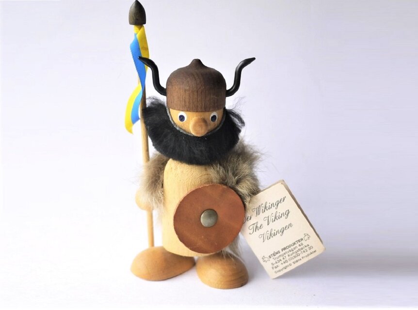 バイキング NOGGINS ノギンス 木製人形 タグ付き 北欧 ビンテージ