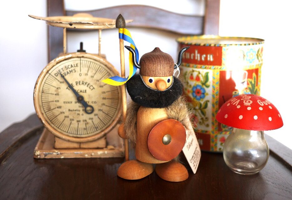 バイキング NOGGINS ノギンス 木製人形 タグ付き 北欧 ビンテージ