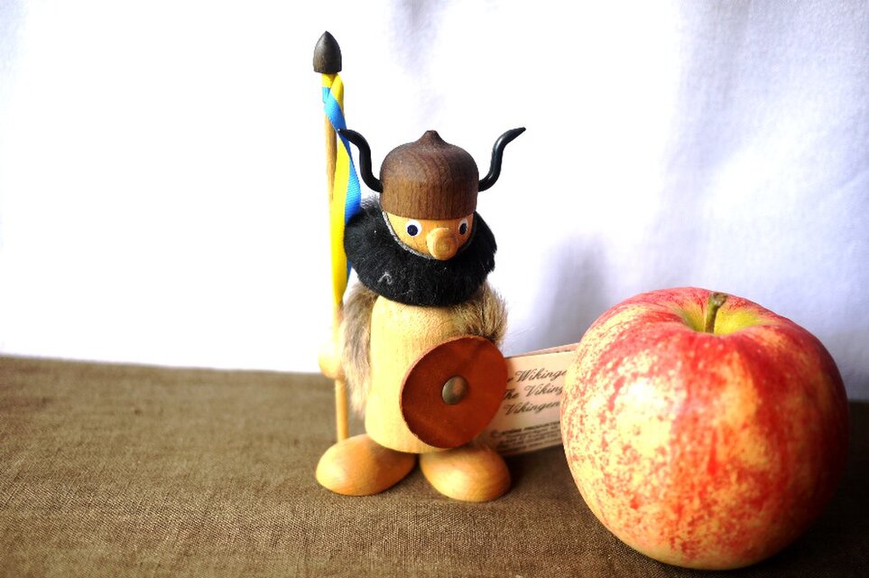 バイキング NOGGINS ノギンス 木製人形 タグ付き 北欧 ビンテージ