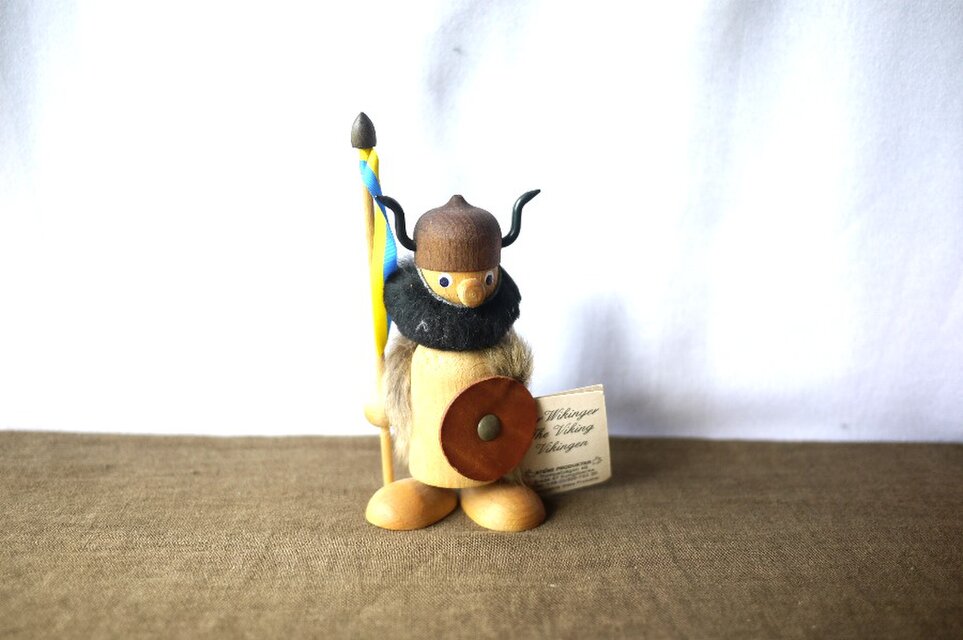 バイキング NOGGINS ノギンス 木製人形 タグ付き 北欧 ビンテージ
