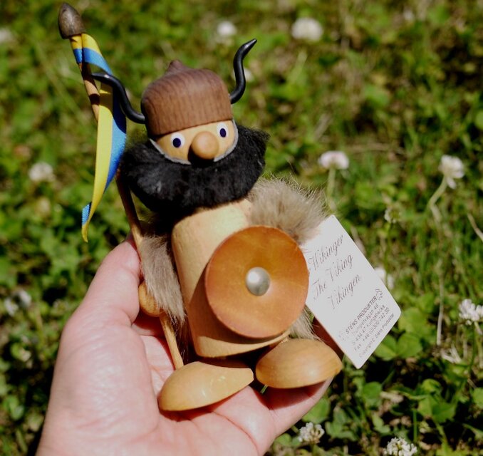 バイキング NOGGINS ノギンス 木製人形 タグ付き 北欧 ビンテージ