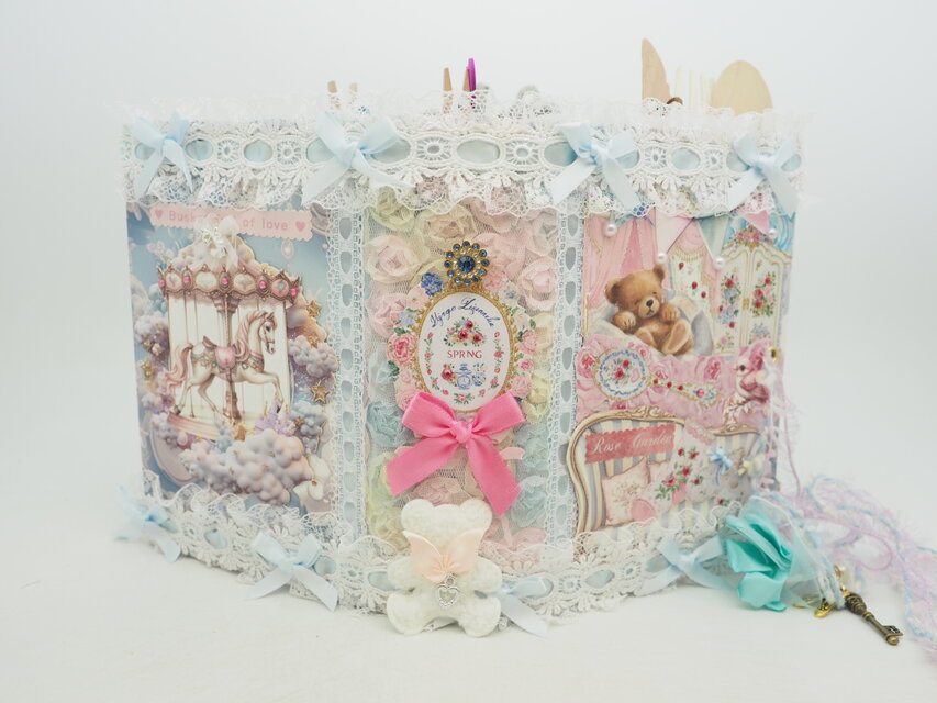 くまちゃん♡おすそ分けファイル♡ジャンクジャーナル♡コラージュ