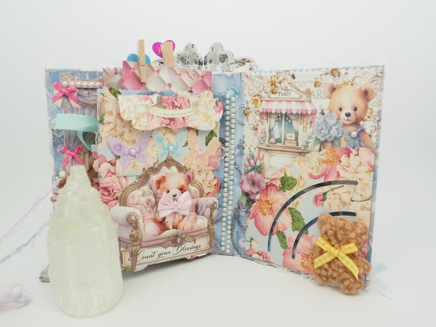 くまちゃん♡おすそ分けファイル♡ジャンクジャーナル♡コラージュ