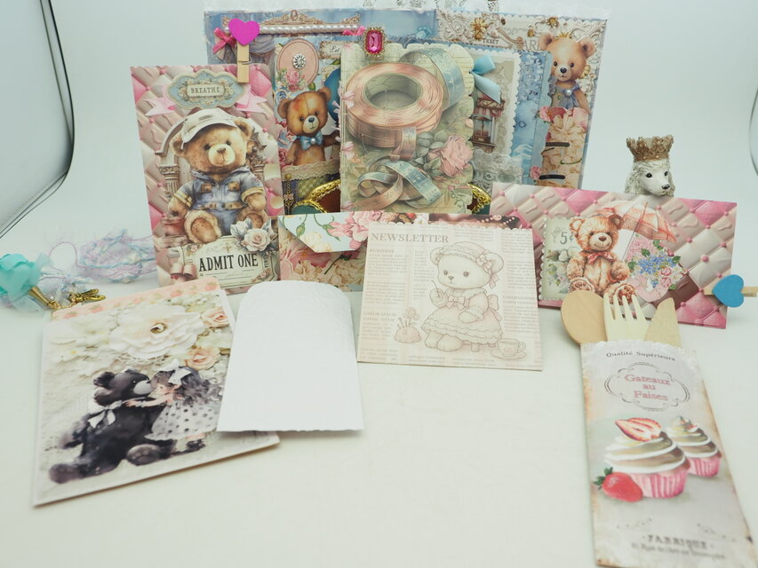 くまちゃん♡おすそ分けファイル♡ジャンクジャーナル♡コラージュ