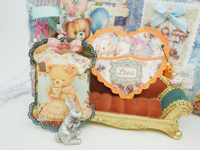 くまちゃん♡おすそ分けファイル♡ジャンクジャーナル♡コラージュ