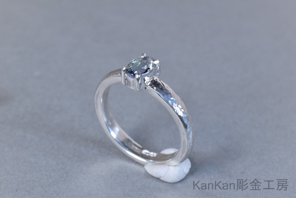 ゾイサイトのリング | iichi 日々の暮らしを心地よくするハンドメイド