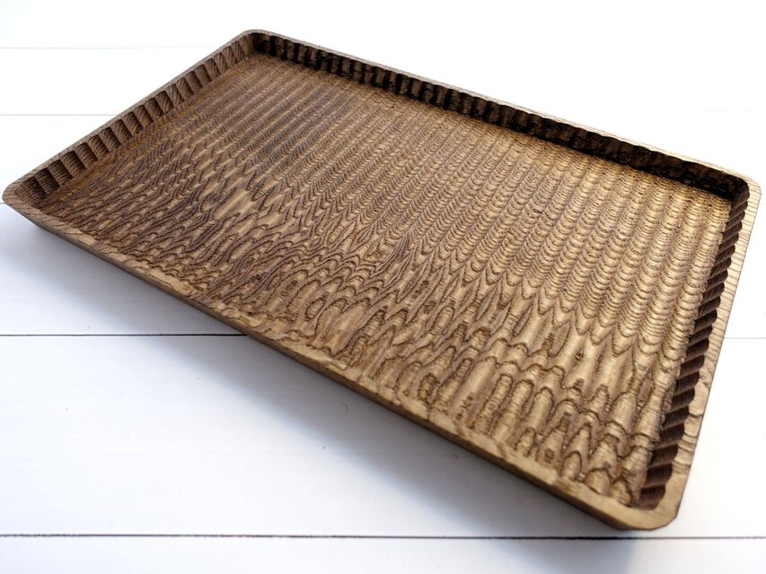 予約商品】我谷盆 栗 38×24×2.5cm ブラウン | iichi 日々の暮らしを