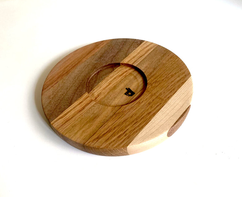 寄せ木のトレイ Φ14cm | iichi 日々の暮らしを心地よくする