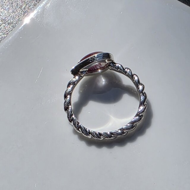アンデシン ラブラドライト 1.6ct ペアシェイプカボション シルバー