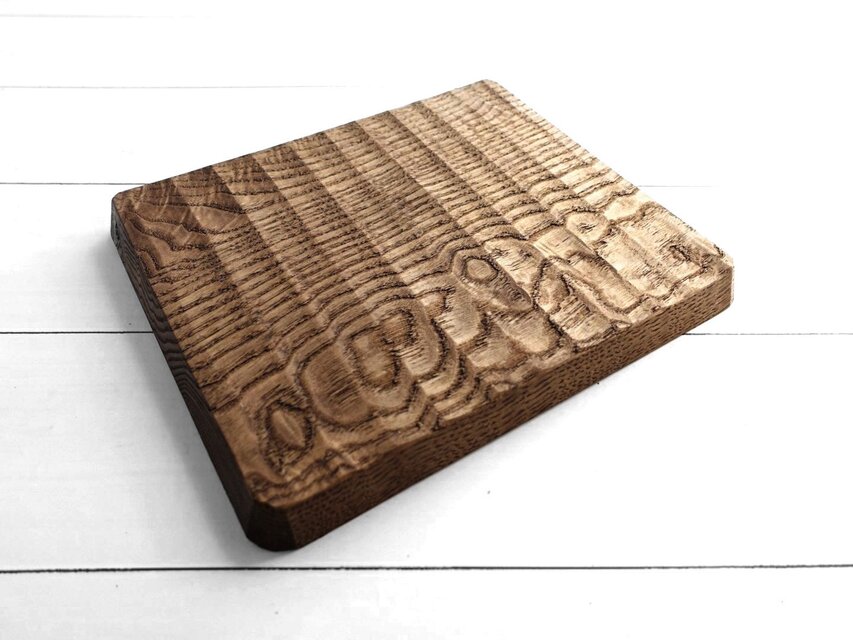 小ぶりの我谷盆 栗渋染め | iichi 日々の暮らしを心地よくする