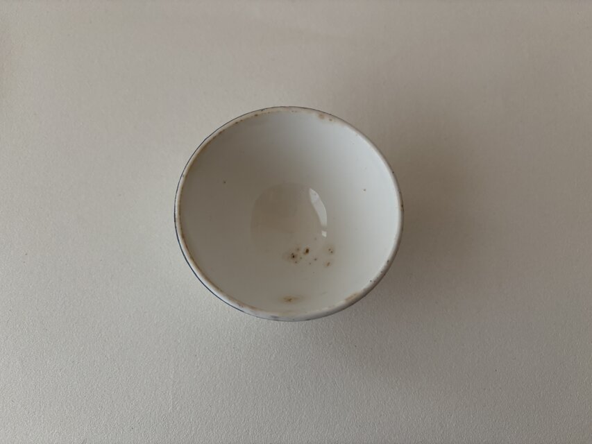 ベルギーアンティーク NIMY ニミィ 愛らしい小さなカフェオレボウル