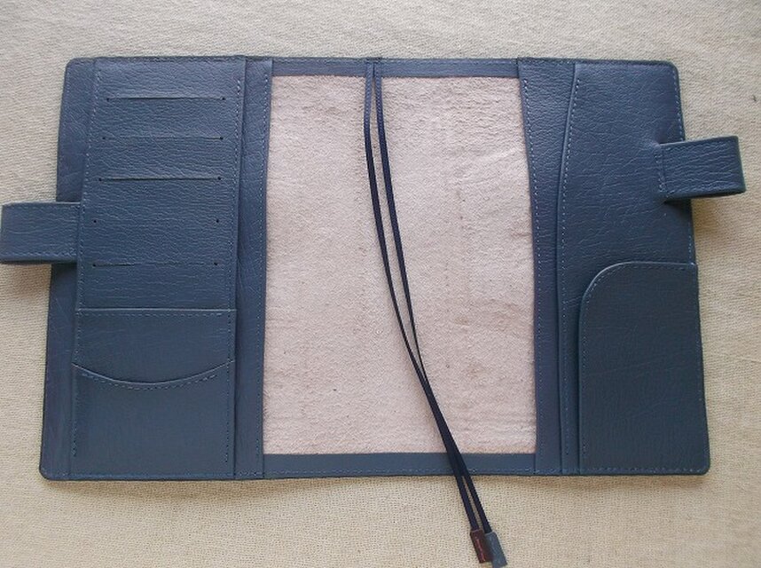 ほぼ日手帳仕様 B6サイズレザー手帳カバー 刻印＆拭き染め | iichi