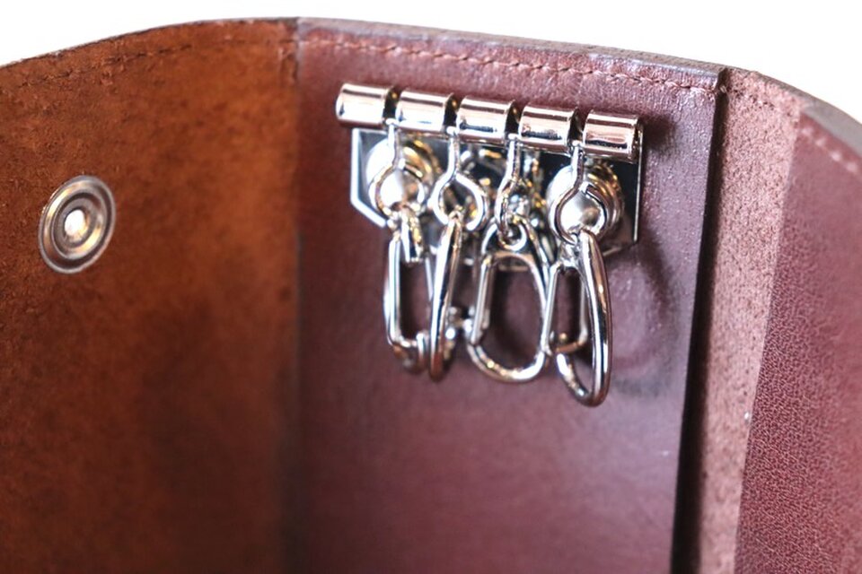 BIABAGGIO ブラウン 4連レザーキーケース k2205 | iichi 日々の暮らし