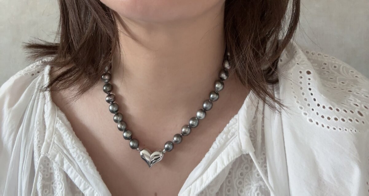 黒蝶真珠（南洋タヒチブラックパール）ネックレス 2WAY | iichi 日々