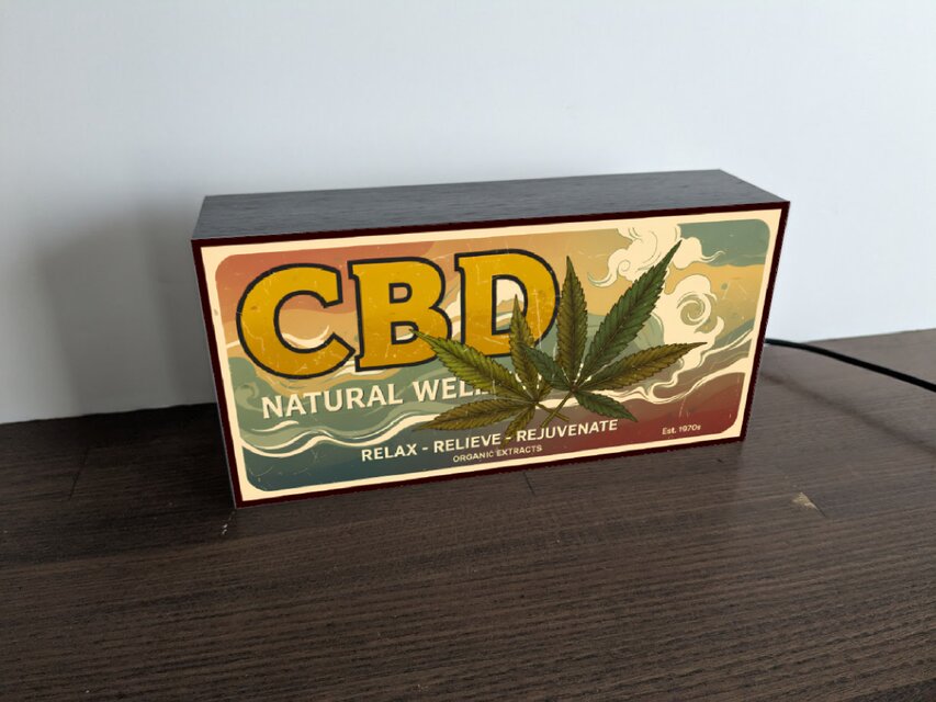 オーダー無料】CBD カンナビジオール 大麻 ガンジャ 薬局 レトロ