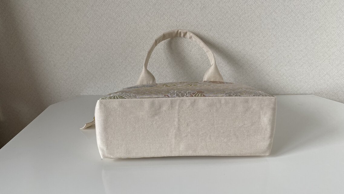 ハンドメイド　帯リメイクバッグ　ハンド バッグ 2way #409 帯をリメイクお洒落バックの作り方/帯バックHow to make a stylish