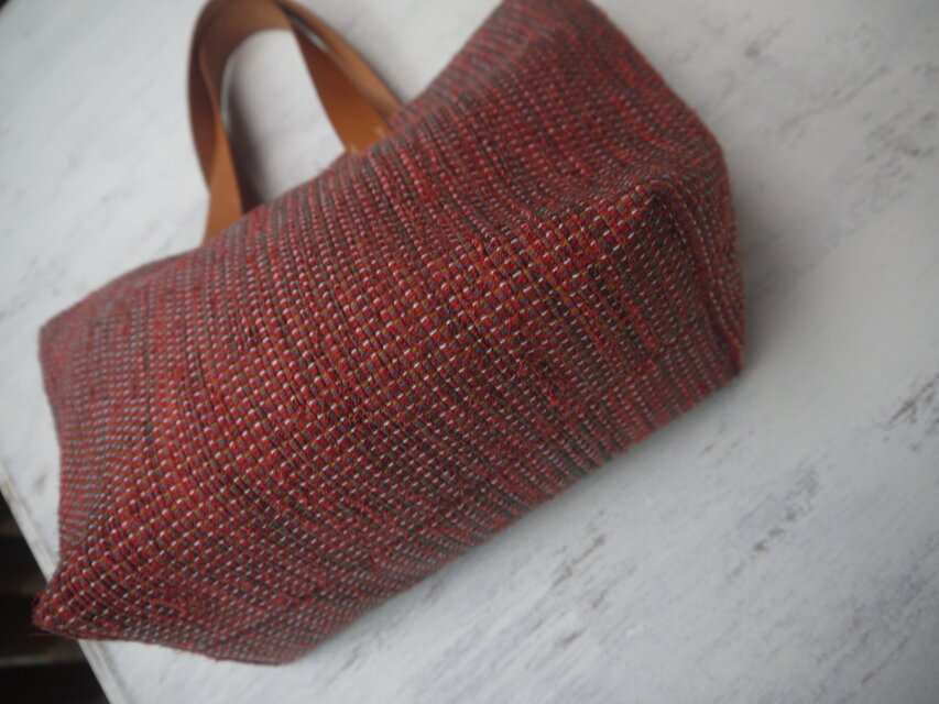 裂き織りバッグ OR | iichi 日々の暮らしを心地よくするハンドメイドや