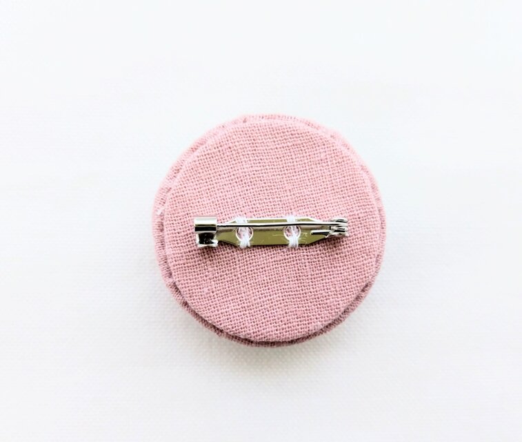 ピンクの花束 刺繍ブローチ③ | iichi 日々の暮らしを心地よくする