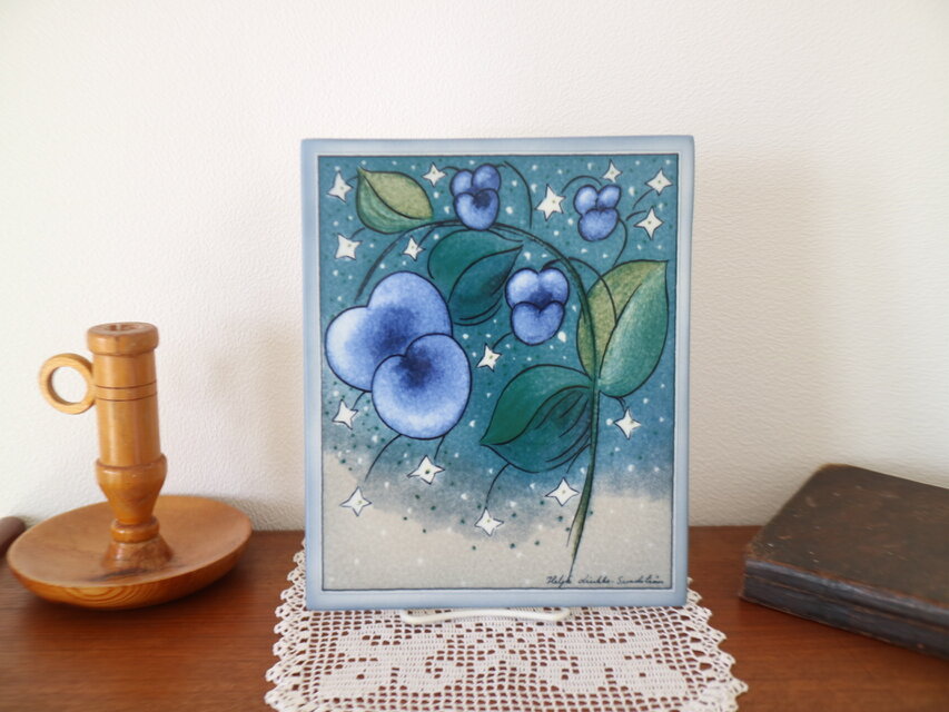 ARABIA / Helja ヘルヤ / 陶板 パンジー Nyt ja aina No.6132 | iichi